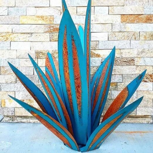 ライト・ランタン Soulabo x mana's farm AGAVE QiShi Hanging Solar Garden Lantern, Outdoor Waterproof Boho