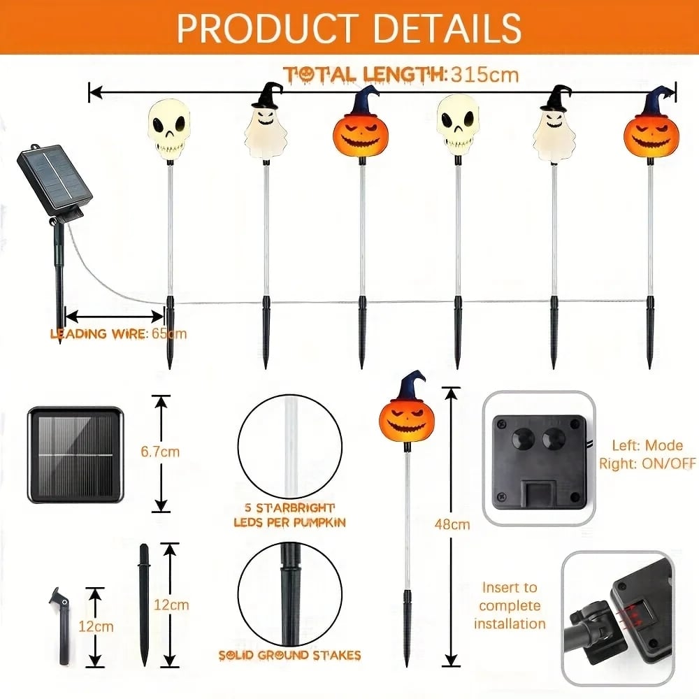 Halloween Solar LED Lights