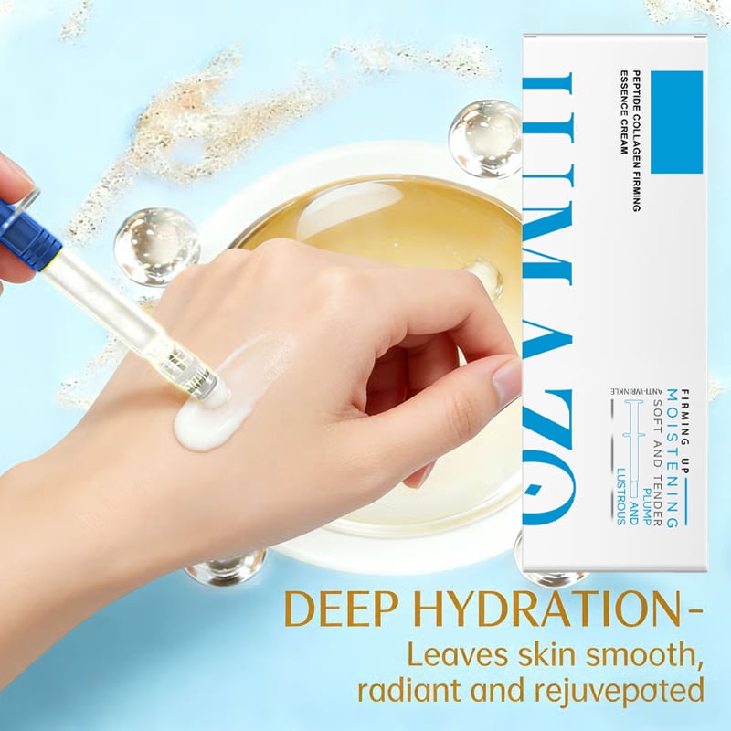 Luhaka®Polypeptide Collagen Elastic Essence Cream Moisturizing Hydrating Firming Low Irritating Serum
