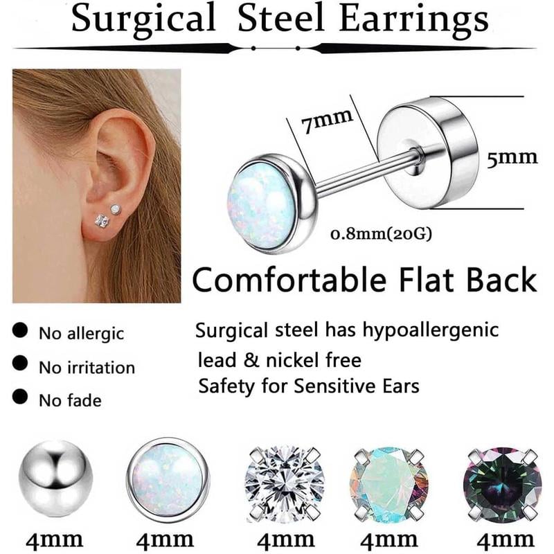 Flat Back Earrings