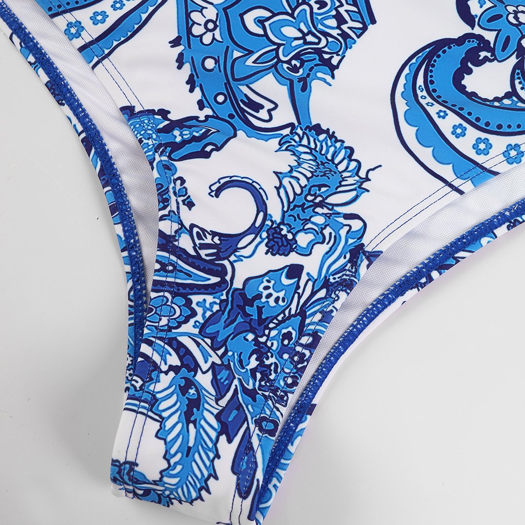 🤩 Multi-Colors - Tummy Control Hollow-Out Knotting One-Piece Swimsuits