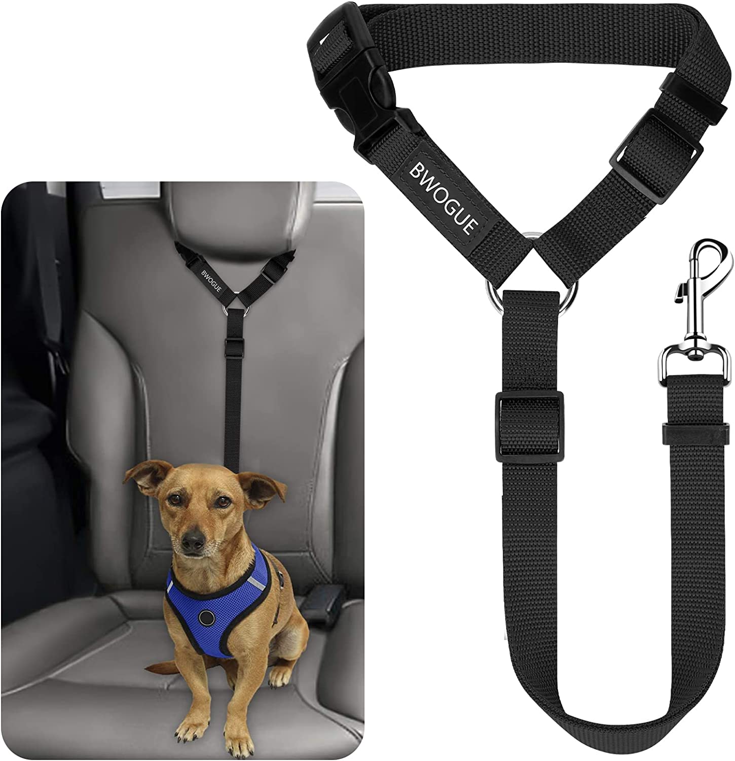 🔥Buy One, Get One FreePet Dog Cat Seat BeltsAdjustable Safety Leads