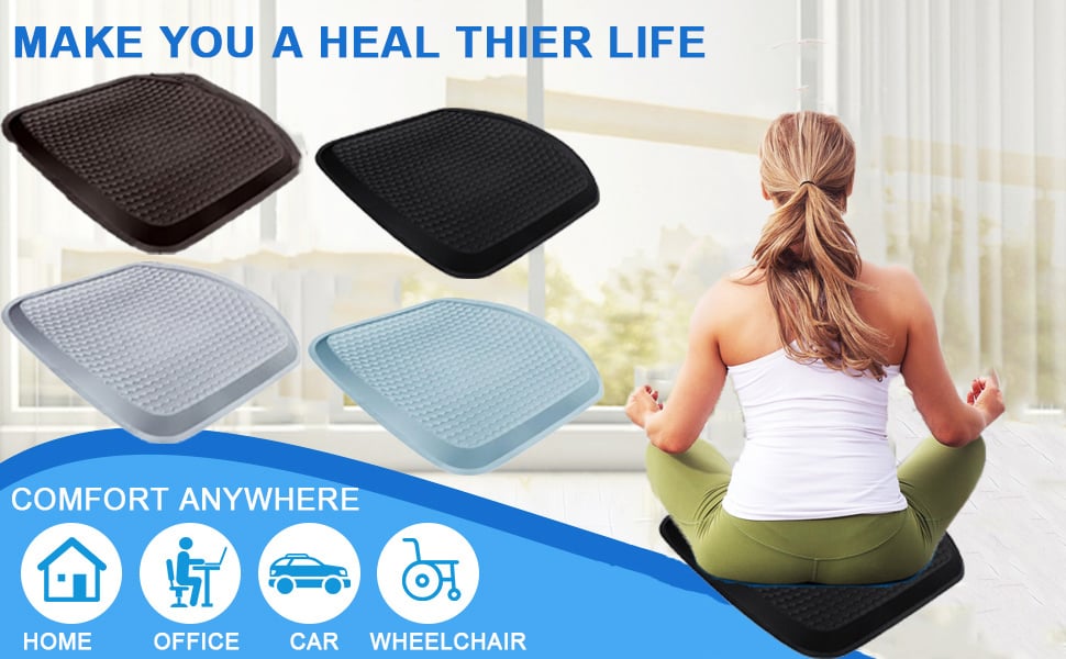 car gel sitter pad single layer car gel sitter pad car back seat cushion for comfort Hips