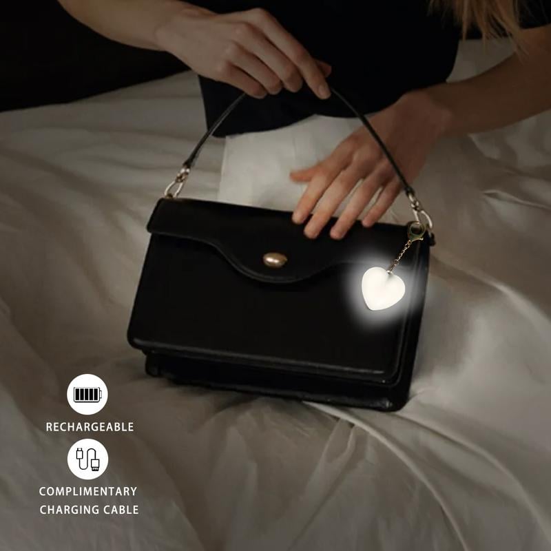 💥 HOT SALE💥Love wallet tote bag touch sensing light - Heart