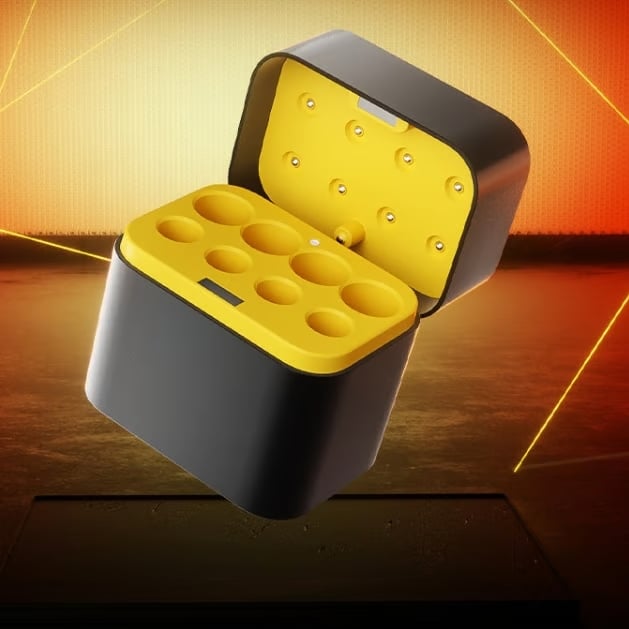 🔋 Intelligentes Ladeetui für AA/AAA-Lithiumbatterien
