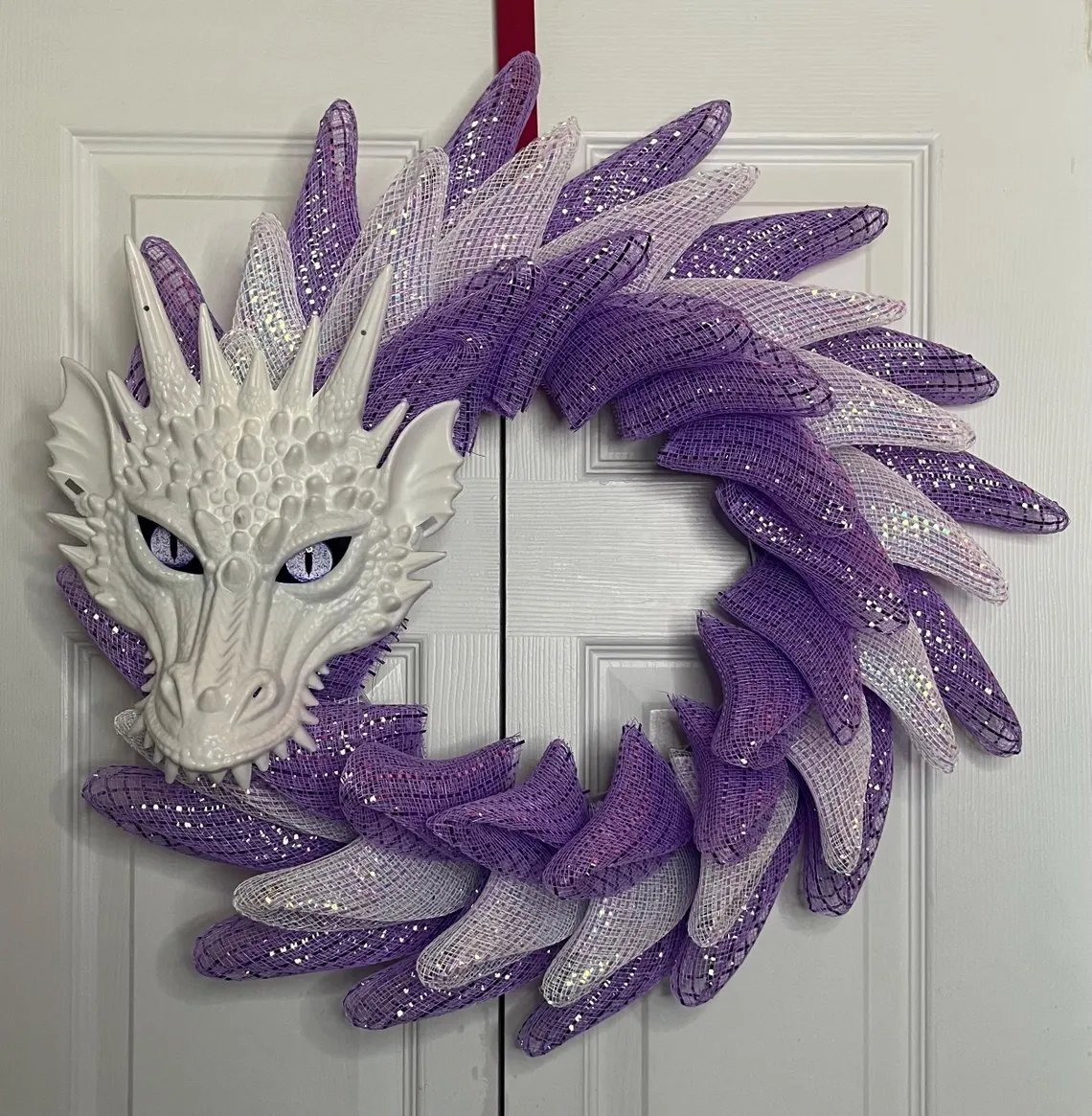 🐉 Purple Dragon Wreath