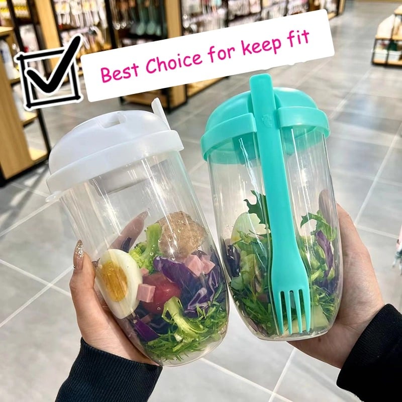 2022 Keep Fit Salad Meal Shaker Cup🔥Buy 2 Get 1 Free🔥