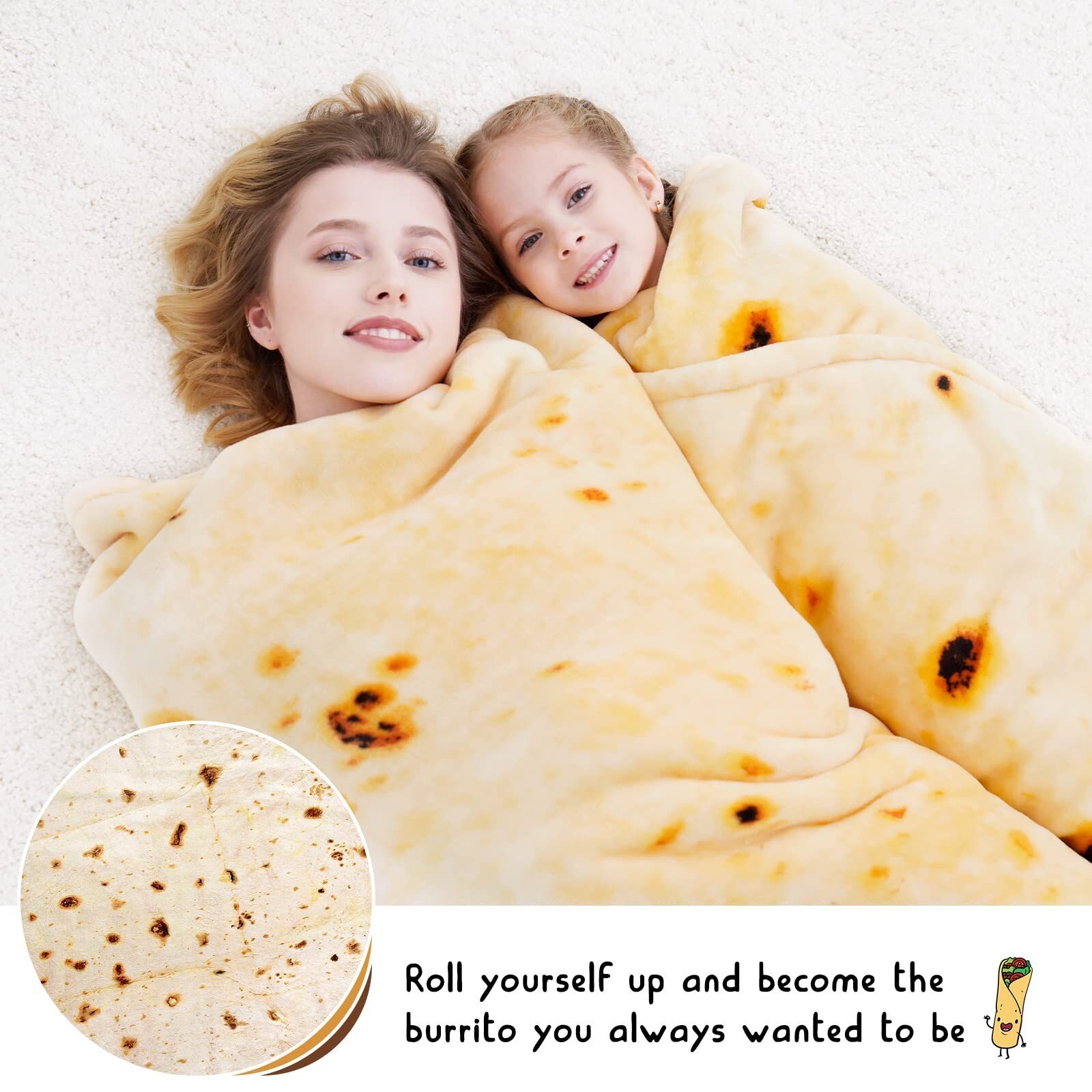 🌯The 3D Burrito Blanket