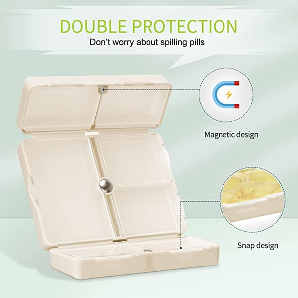 7 Compartments Portable Pill Case