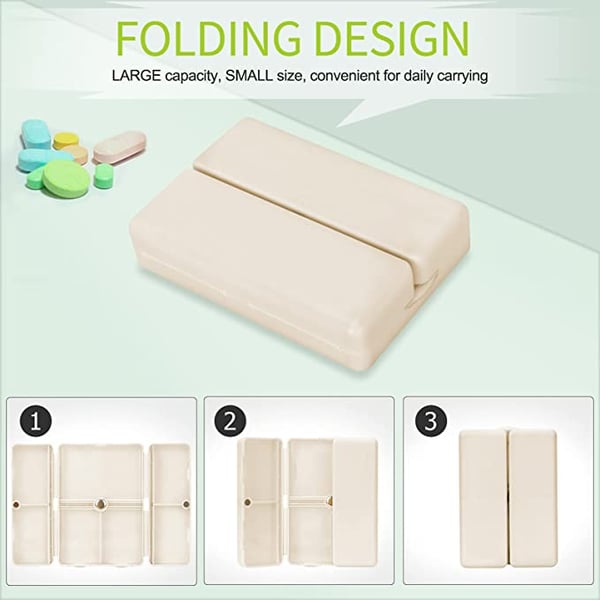 7 Compartments Portable Pill Case