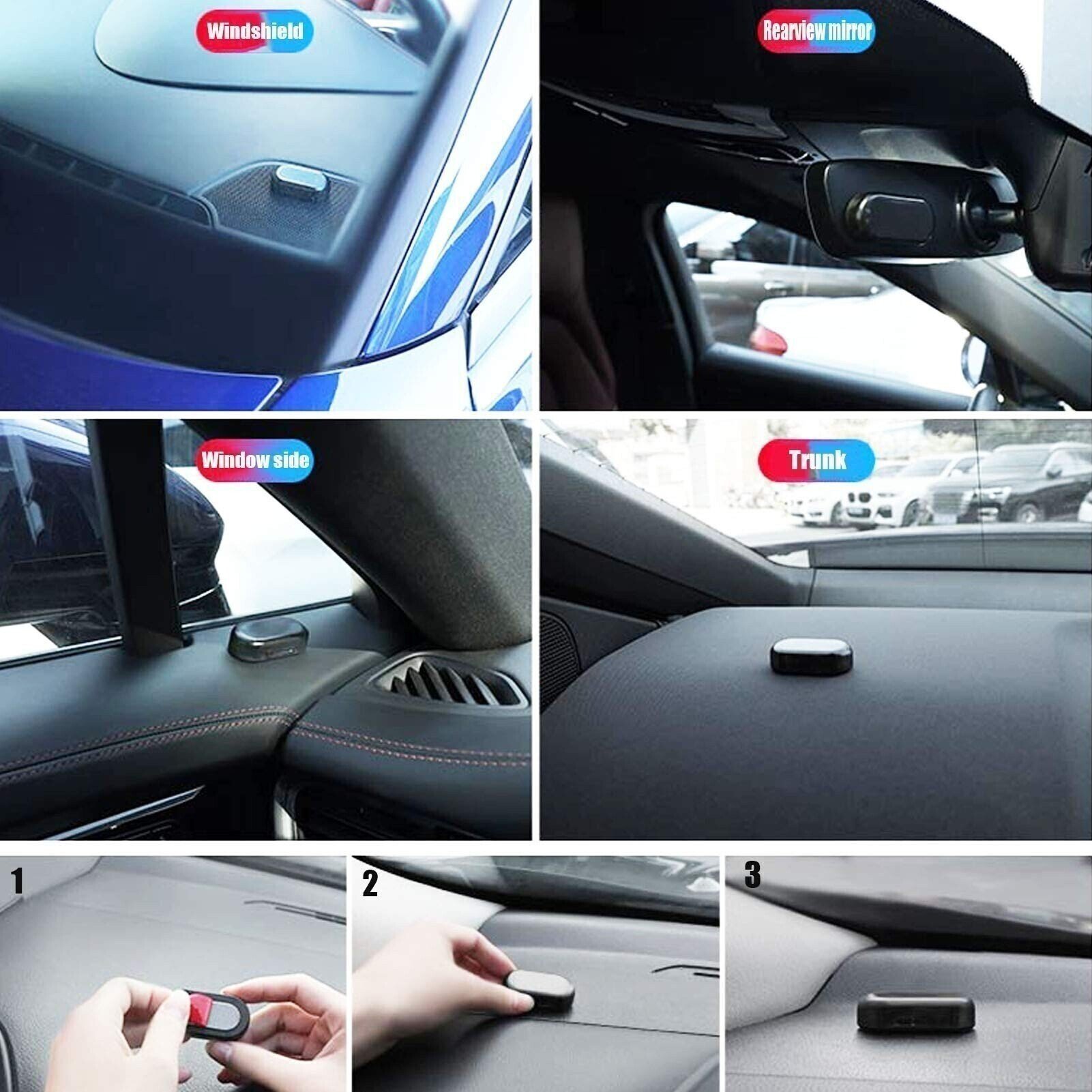 Car Solar Power AntiTheft LED Flashing Security Light