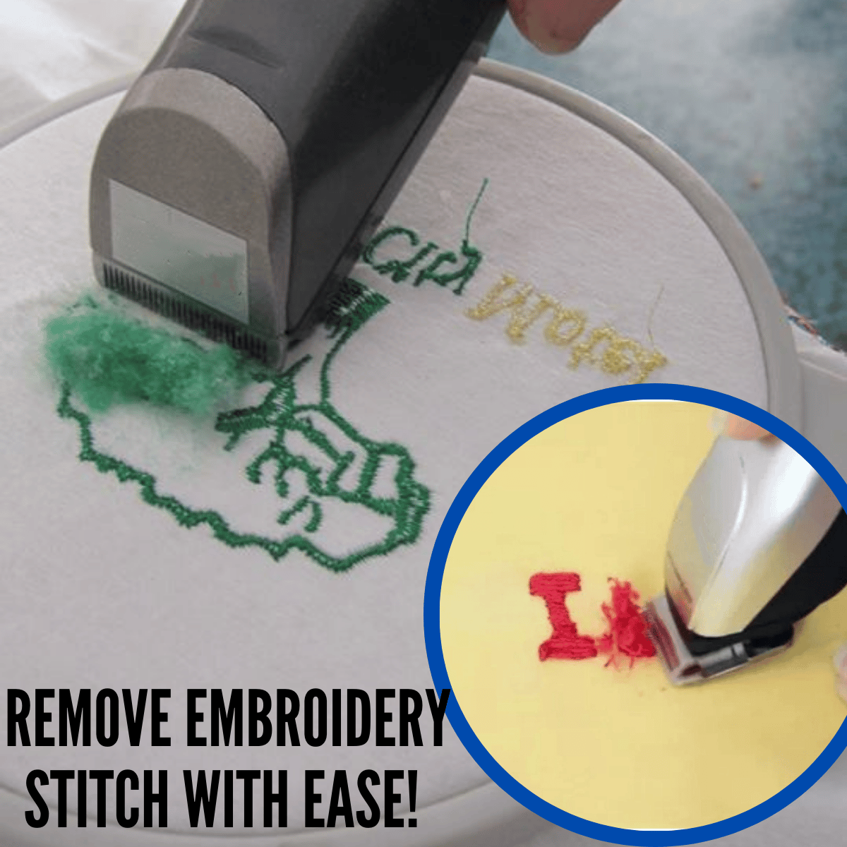 Embroidery Thread Eraser