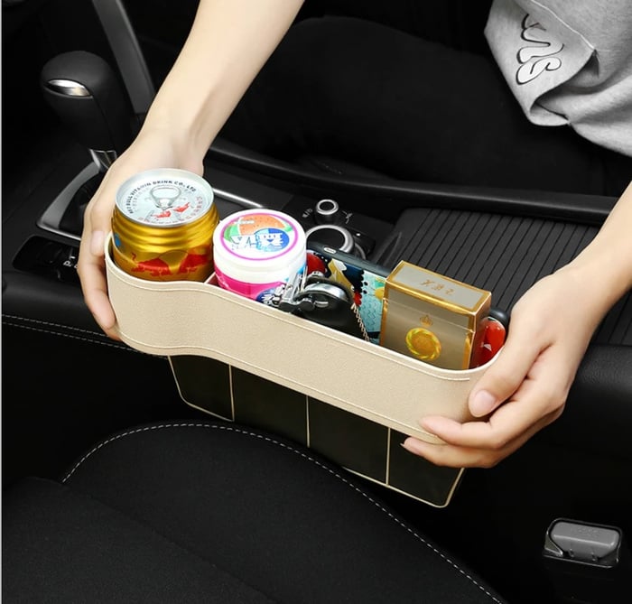 🔥Last day 49 OFFLeather Multifunctional Car Seat Organizer