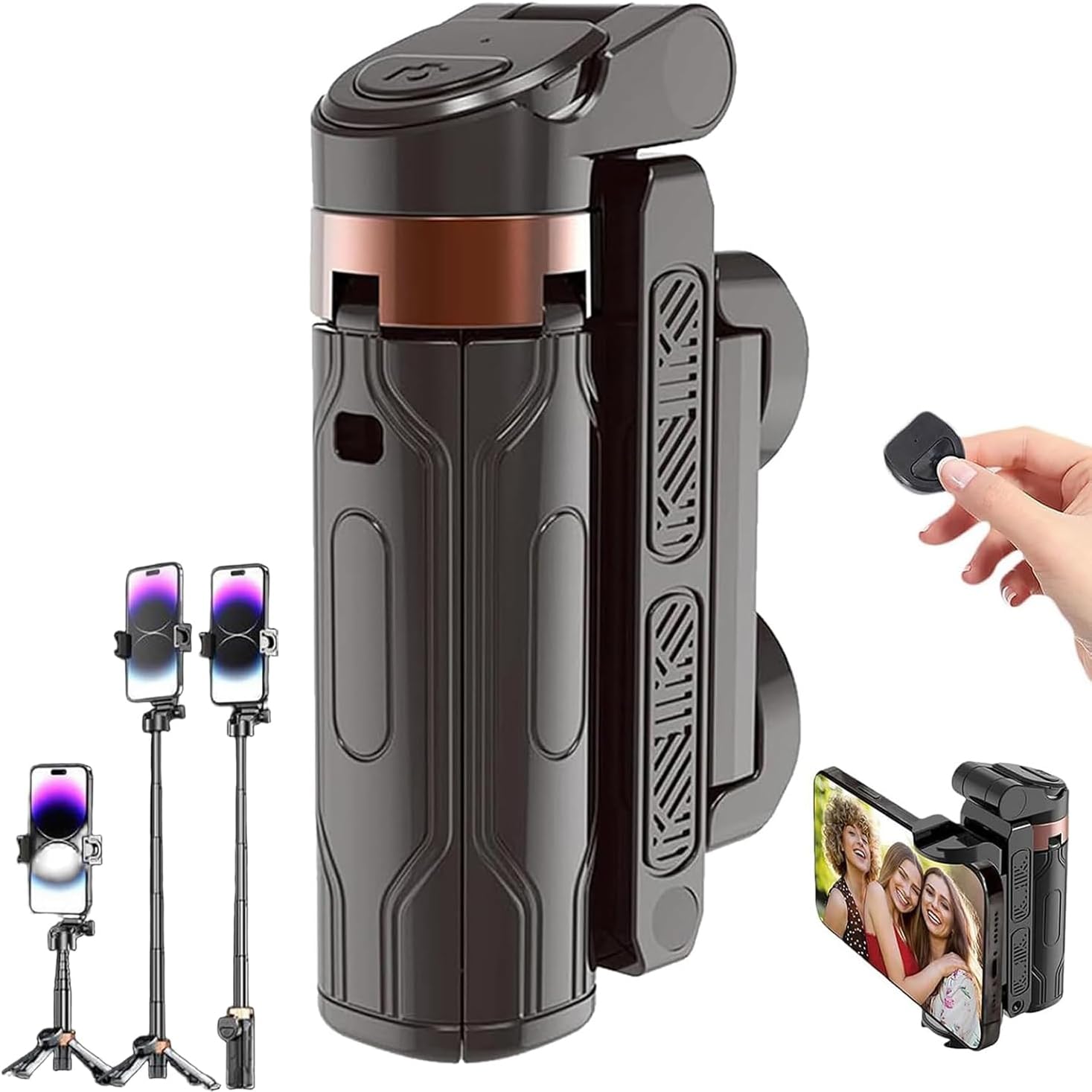 🔥🔥 Begrenzter Vorrat! Sommergeschenk-Rabatt -🎁 4-in-1 Multifunktionaler 360°-Dreh-Selfie-Stick mit kabelloser, abnehmbarer Fernbedienung