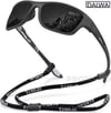 Black-black man's sports sunglasses