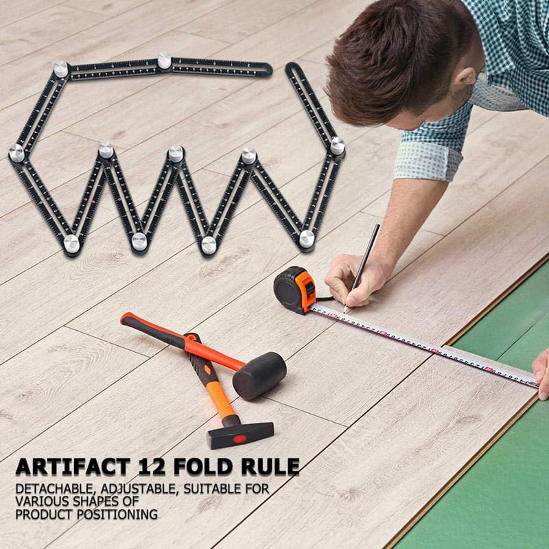 12-fold Multi Angle Measuring Ruler 36 2c95eeaf1ab98f48726f06633ac87661a31efe8a