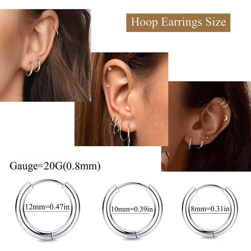 Cartilage Hoop Earrings