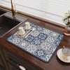 Retro Quick-Drying Water-Draining Mat for Kitchen Bar Countertops Retro Quick-Drying Water-Draining Mat for Kitchen Bar Countertops