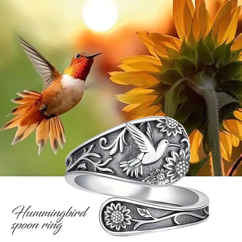 🐦️Hummingbird Spoon Ring