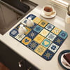 Retro Quick-Drying Water-Draining Mat for Kitchen Bar Countertops Retro Quick-Drying Water-Draining Mat for Kitchen Bar Countertops