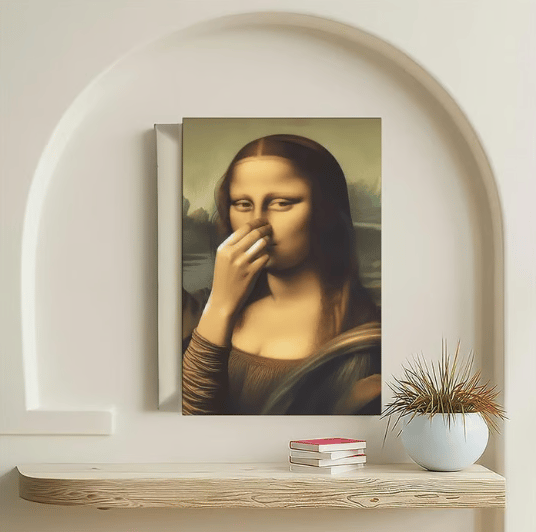 🎁🎨🧻Funny Bathroom Art Frameless- Add Some Holiday Laughs! 😂