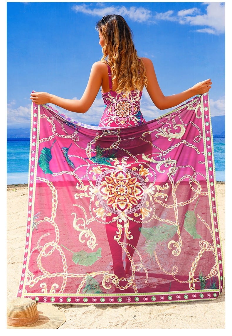 Multi-Colors - Tummy Control Floral Print Swimsuit Sets