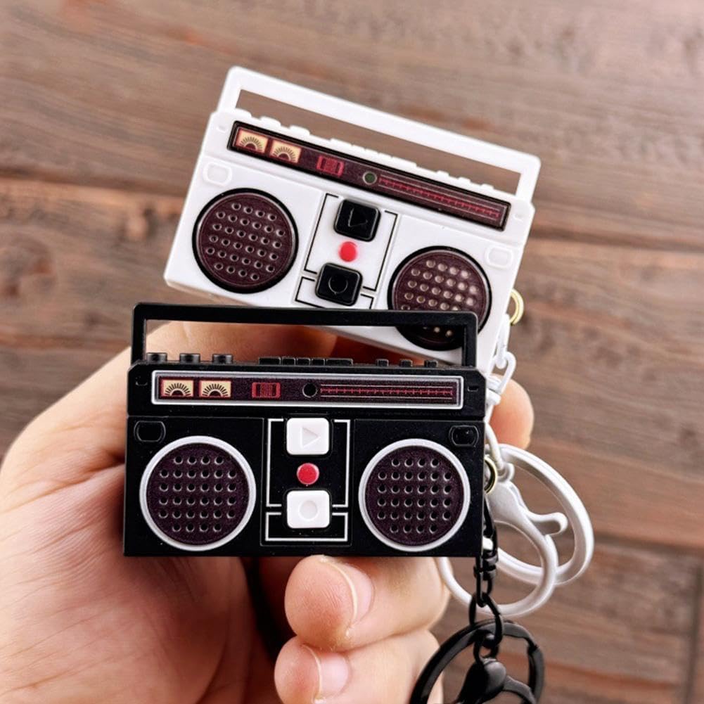 Cartoon Mini Radio Keychain