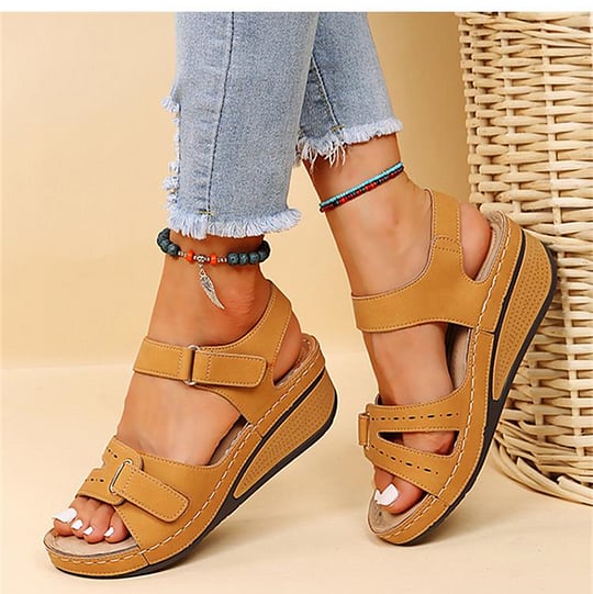 Side View Helene Comfort Sandals