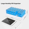 Monthly Pill Organizer Storage Monthly Pill Organizer Storage