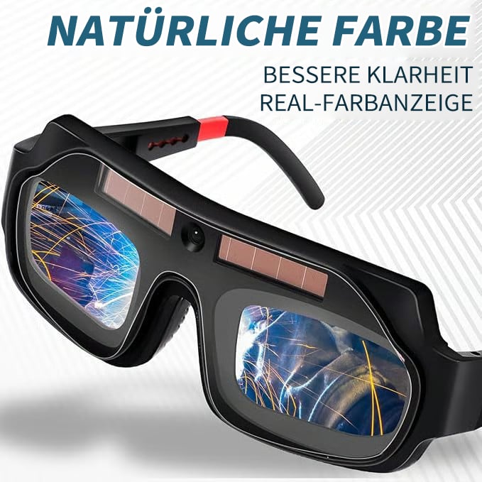 🎁Solarbetriebene selbsttönende Schweißschutzbrille – Augenschutz mit intelligenter Lichtsteuerung