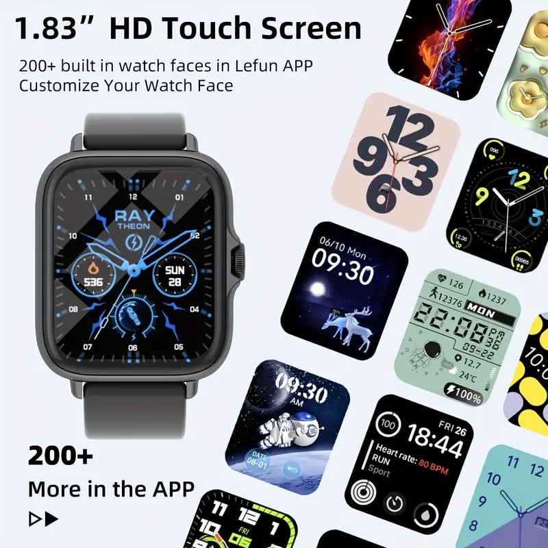 multifunctional watch for men women 1 83 screen with wireless calling pedometer fitness smartwatch for iphone android cell phones smartbands fitness watch for women men friend gift birthday gift details 8 multifunctional watch for men women 1 83 screen with wireless calling pedometer fitness smartwatch for iphone android cell phones smartbands fitness watch for women men friend gift birthday gift details 8