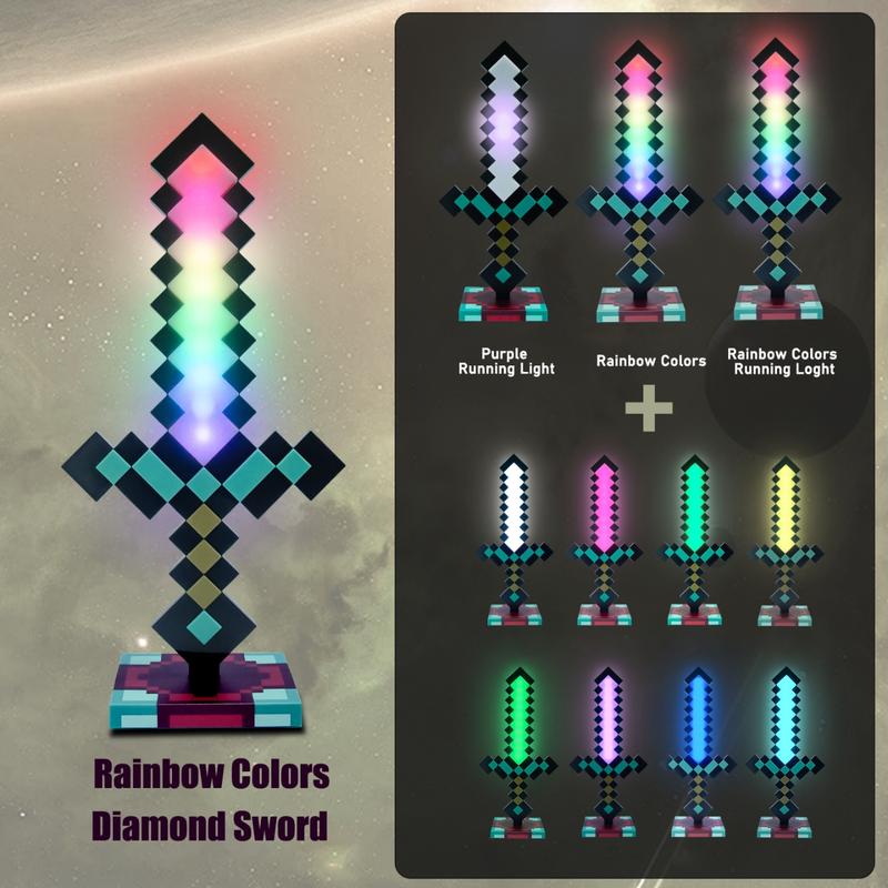 Multiple color modes display with holiday colors