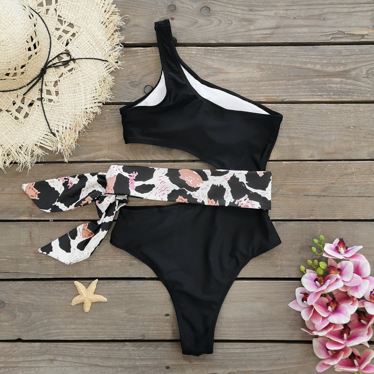 🤩 Multi-Colors - Tummy Control Hollow-Out Knotting One-Piece Swimsuits