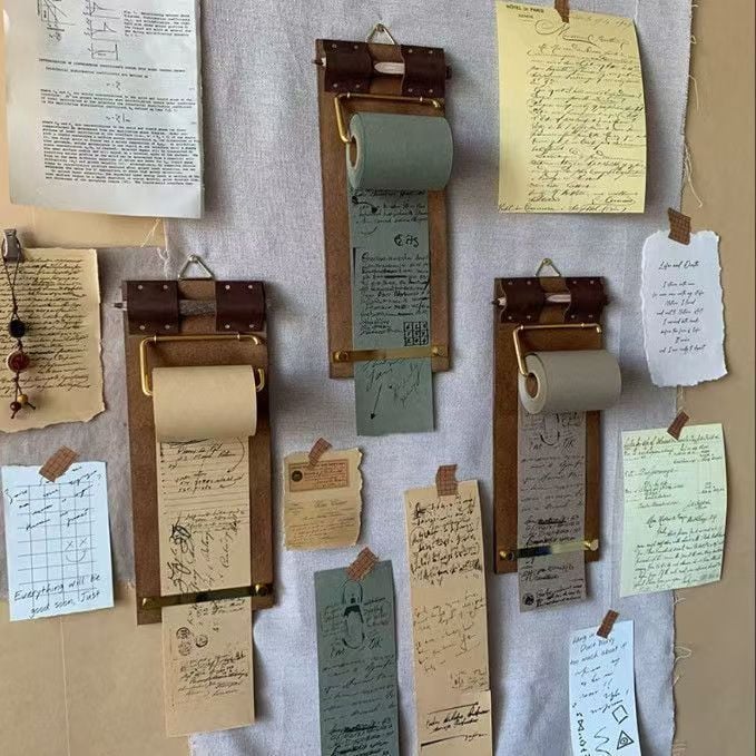 Vintage Clipboard Kraft Notebook