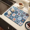 Retro Quick-Drying Water-Draining Mat for Kitchen Bar Countertops Retro Quick-Drying Water-Draining Mat for Kitchen Bar Countertops