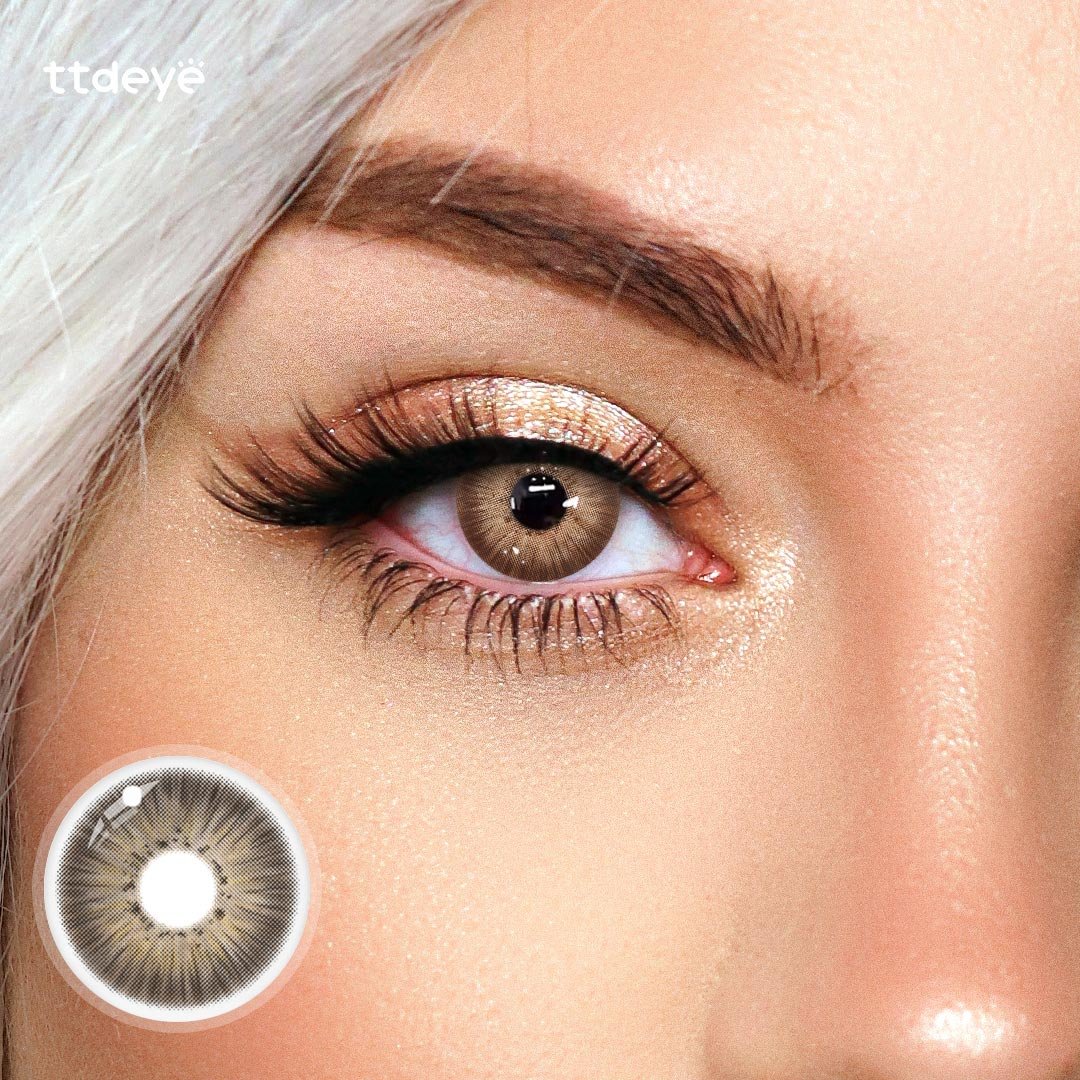 TTDeye New York Brown Colored Contact Lenses