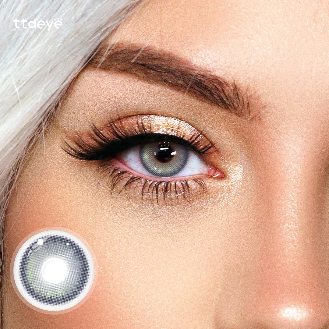 TTDeye Crystal Flow Blue Colored Contact Lenses