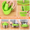 Silicone clip strainer for pots and bowls Silicone clip strainer for pots and bowls