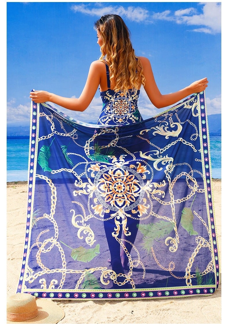 Multi-Colors - Tummy Control Floral Print Swimsuit Sets