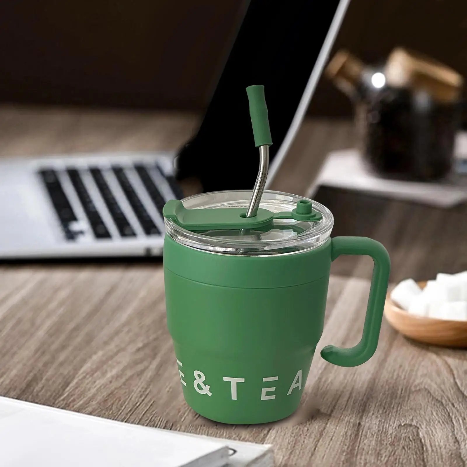 Insulated Sippy Cup Coffee Tumbler for Cold Hot Drinks Water Iced Tea Coffee