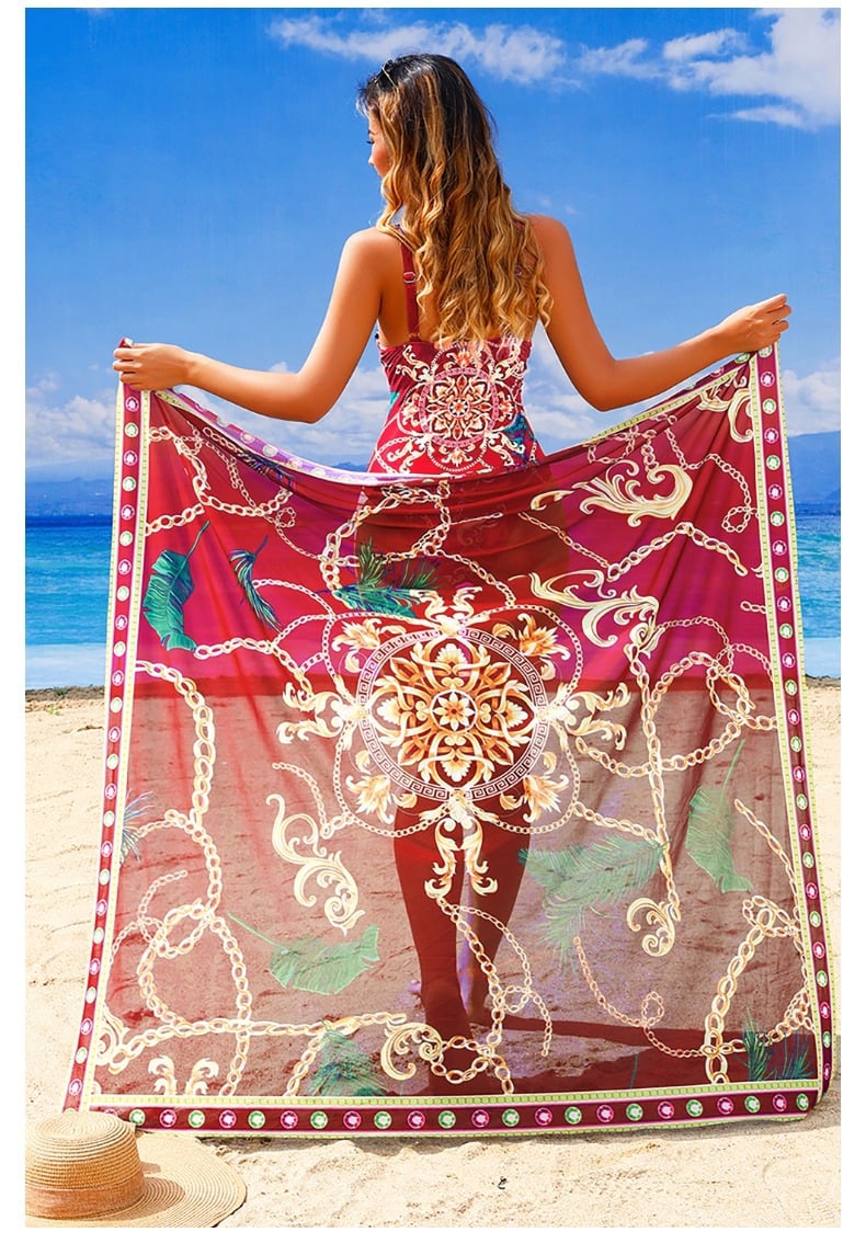 Multi-Colors - Tummy Control Floral Print Swimsuit Sets