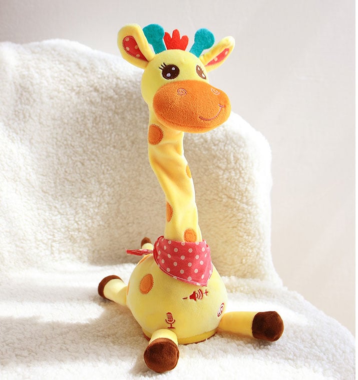 🎉Legnépszerűbb zenélő zsiráfjáték – Énekel, táncol és ismétli, amit mondasz!🦒🎵🗣️