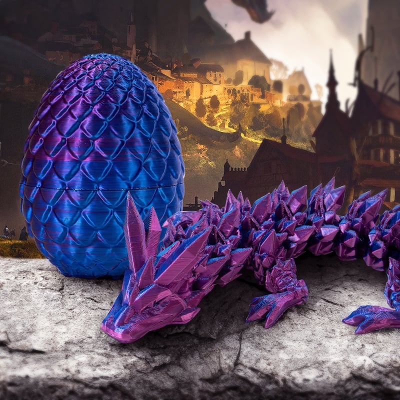 🐉3D 打印铰接式水晶龙 🐉3D 打印铰接式水晶龙