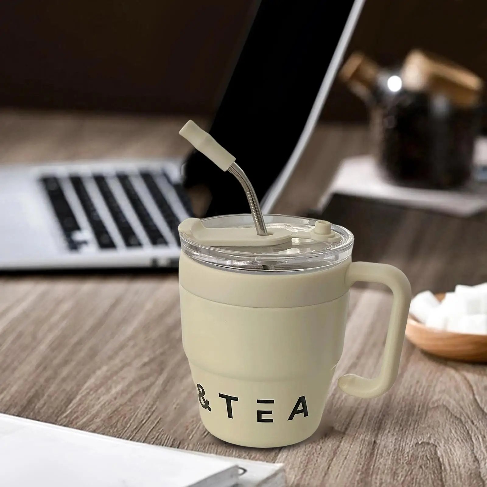 Insulated Sippy Cup Coffee Tumbler for Cold Hot Drinks Water Iced Tea Coffee