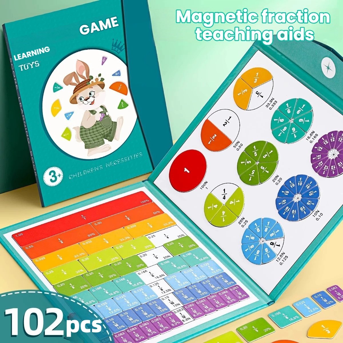 ⭐STEM Magnetic Math Master Set - 102 pcs!