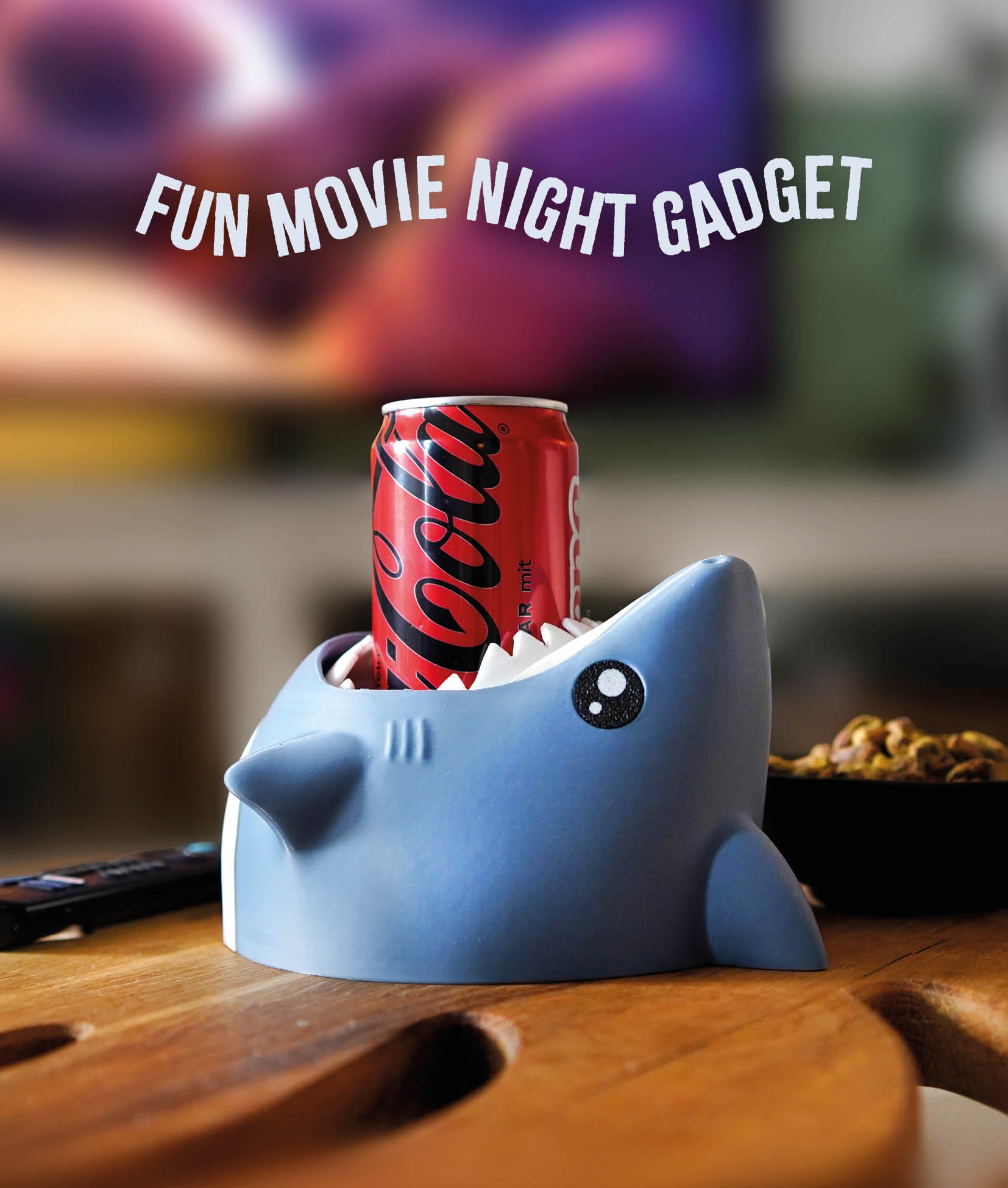 The Drink‑Snapping Shark – the fiercest way to guard your beverage!