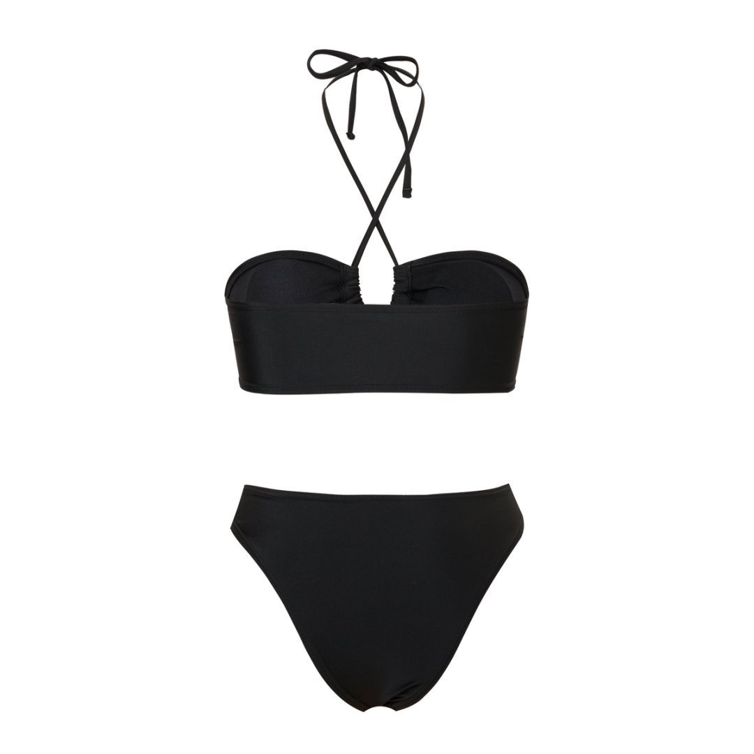 Sexy Black Bikini with Pants Swimsuit Set