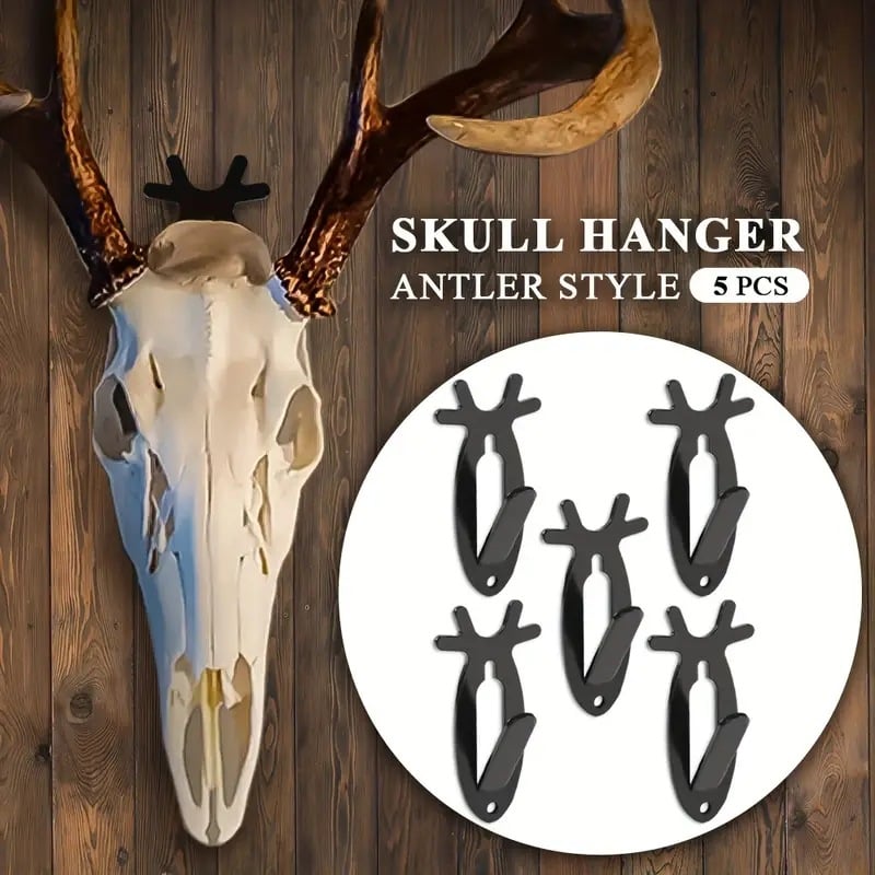 🎄2025 Christmas Sale - Christmas European Mount Skull Wall Hanger Hook