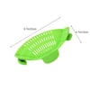 Silicone clip strainer for pots and bowls Silicone clip strainer for pots and bowls
