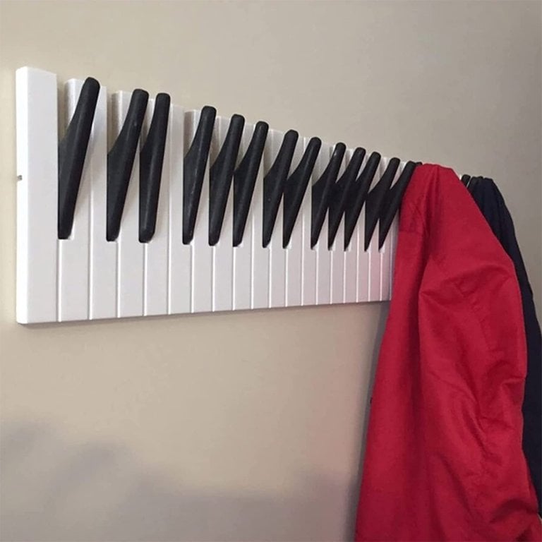 🎵Piano Keys Coat Rack mooncloudy